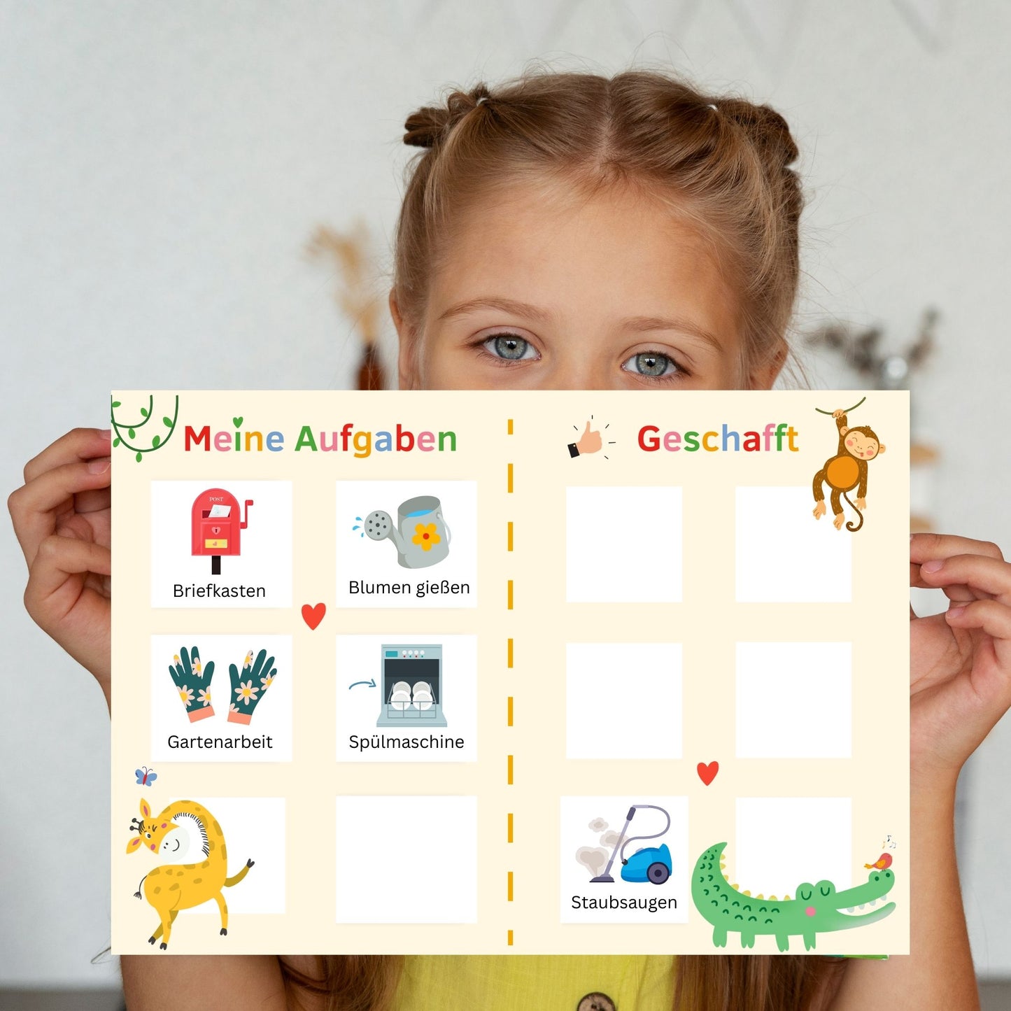 Haushaltsplan Kinder