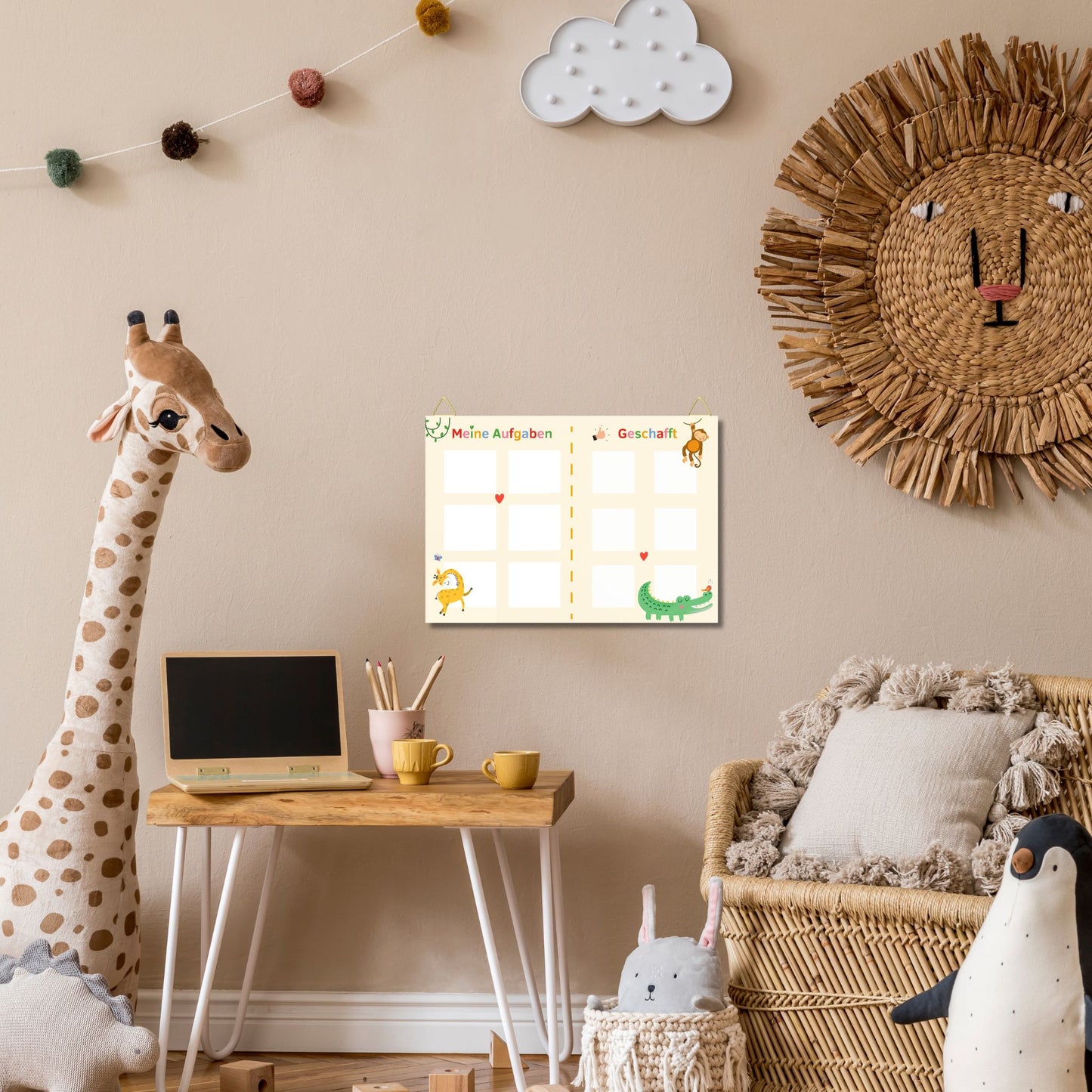 Haushaltsplan Kinder